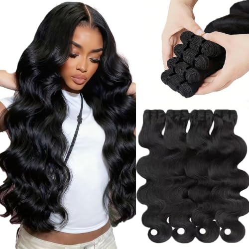 QSWL 14A Body Wave Bundles Human Hair 16 18 20 22 Inch Brazilian Raw Hair