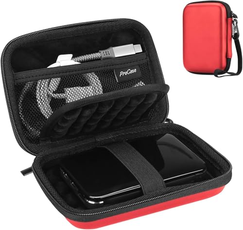 ProCase ėp HDDۊǃP[XEVA 2.5C`n[hfBXNΉ\F Western Digital WD Elements Seagate Backup Plus 1TB 2TB 4TB USB 3.0ϏՌ ϐMy Passport