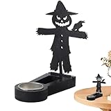 Créez une atmosphère pour Halloween : le bougeoir d'Halloween crée non seulement une sensation mystérieuse avec un sourire festif, mais sert également de discours d'ouverture impressionnant.