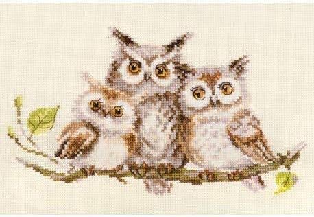 Alisa Cross Stitch Kit Owls art. 0-210