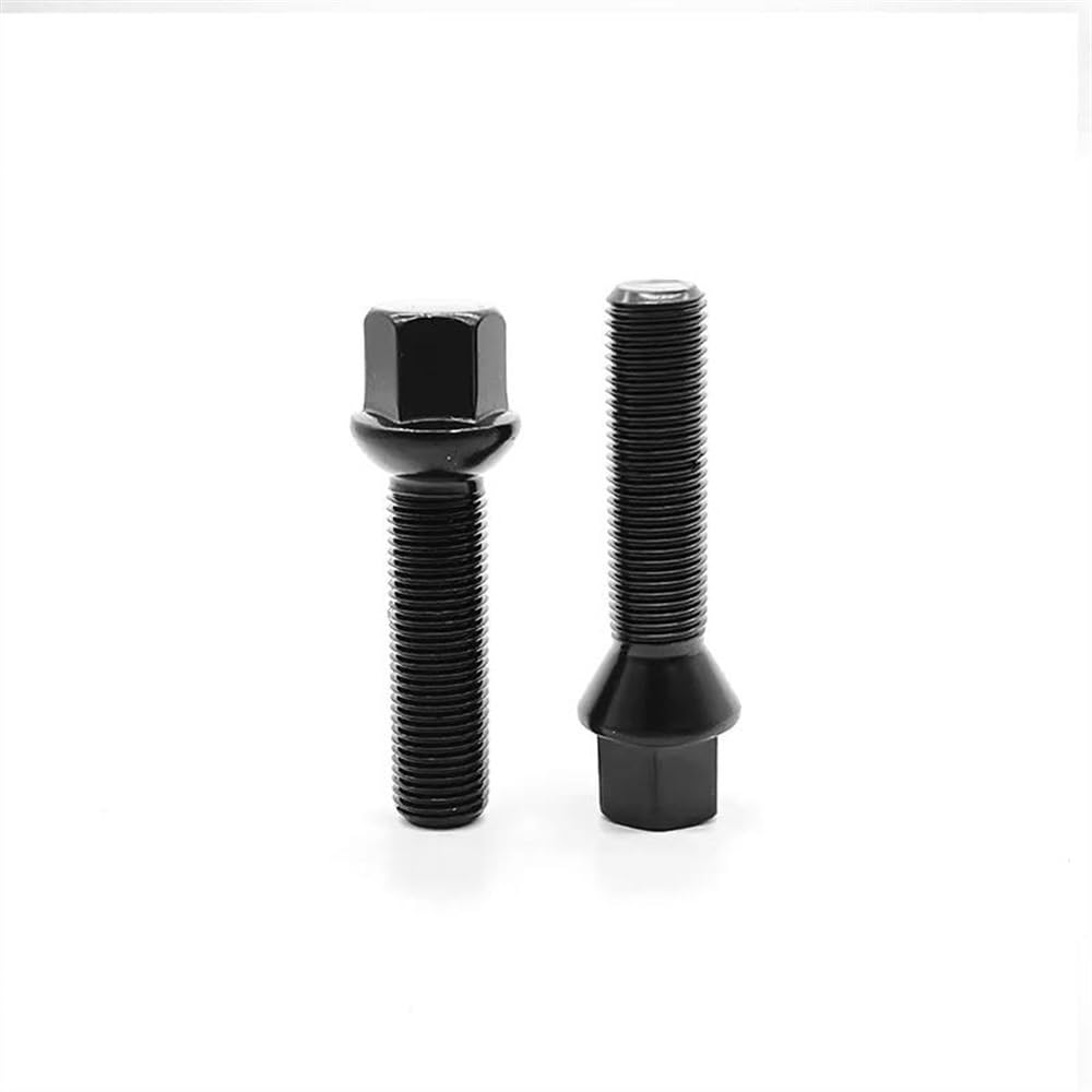 for Car Accessories Steel Wheel Bolts Wheel Nuts Wheel Lug M12x1.5 M14x1.5 M14x1.25 Conical Types 10PCS Bolt Wheel Screws (52mm)