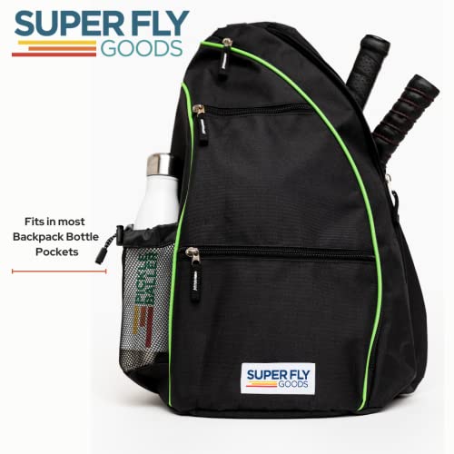 Image of Super Fly Goods Pickleball Tennis Bag Backpack | Women Men Tennis Backpack or Sling Reversible | Pickleball Paddle, Tennis Rackets, Badminton Racquet, Squash Racquet, Balls and Other Accessories