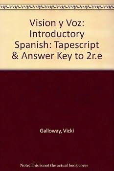 Paperback Vision y Voz: Introductory Spanish: Tapescript & Answer Key to 2r.e Book