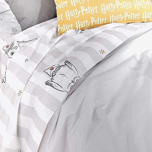 Funda nórdica Harry Potter con botones ropa de cama de algodón 180x220 cm 4