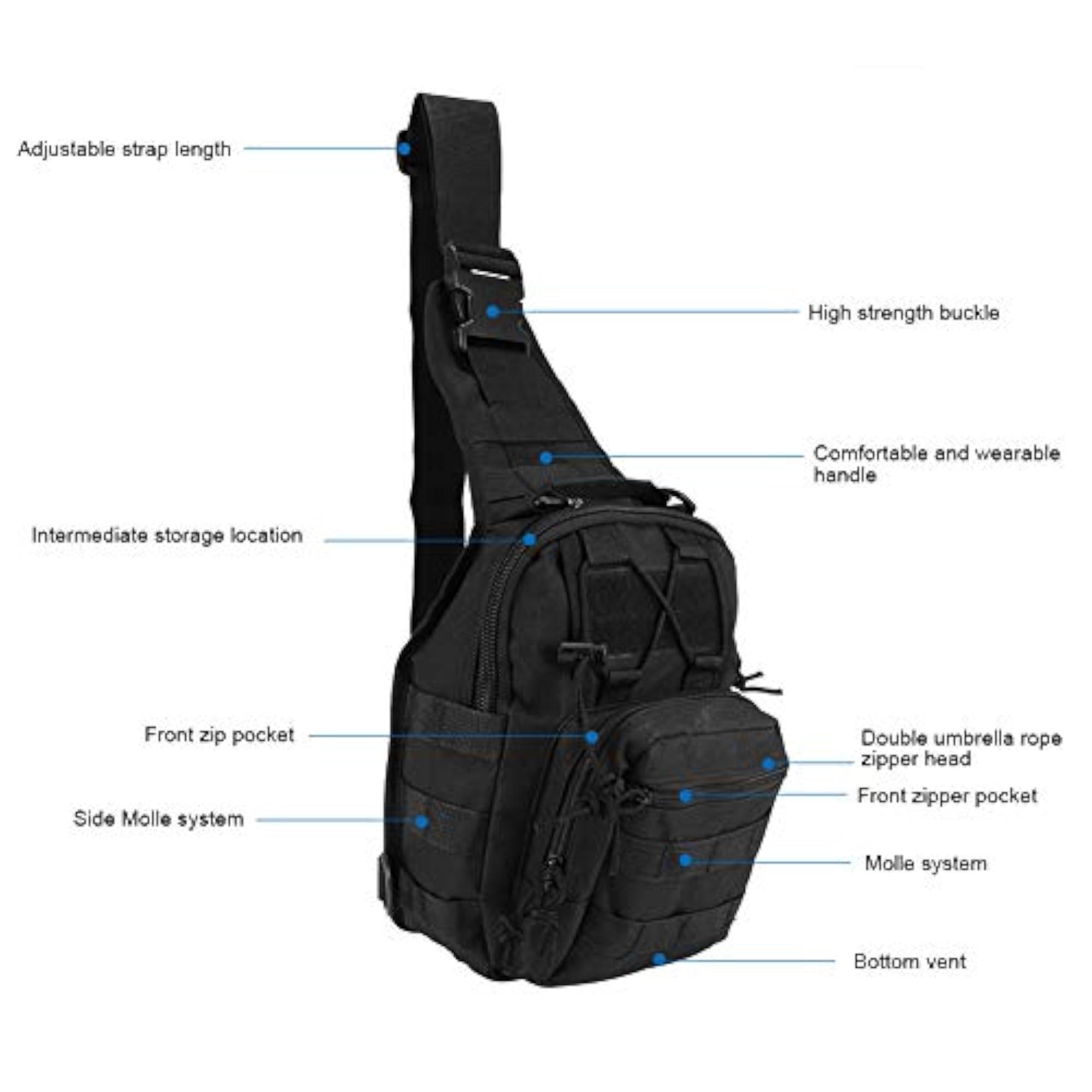 Portable 5L Outdoor Shoulder Bag for Cycling