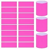 IMIKEYA Servilleteros Autoadhesivos Desechables 500 Piezas Bandas para Servilletas de Papel Rosa Envoltura Higiénica para Bodas Fiestas y Restaurantes Accesorio Práctico para