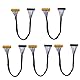 ASHATA 5PCS LCD Bildschirm LVDS Kabel, 30 Poliges LVDS Kabel, 2 Kanal 8 Bit Unterstützung 1280 x 1024, für 17/19 Zoll TFT LCD Panel, für Wartungs/Reparaturgeschäfte