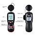 Wintact Digital Illuminance Light Meter Handheld with Thermometer Ambient, Lux Meter Range up to 200,000 Lux, Photometer Light Intensity Sense Test for Garden Indoor Plants LED Grow Light, Photography