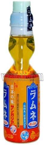 Ramune Japanese Soft Drink Orange Flavor
