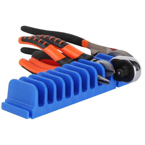 Image of DEHOYI 24 pcs Magnetic Plier Organizer Set for Toolbox & drawer Storage|Modular Plier holders for Mechanics, Technicians, Space-Saving & Quick-Access,Gift for father and boyfriend(Blue)