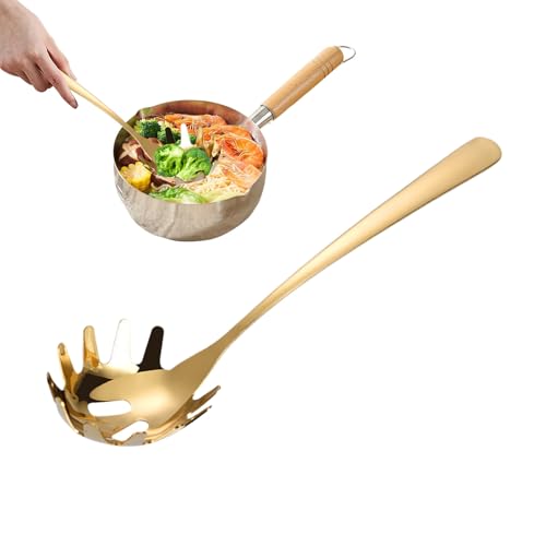 Cucchiaio Per Pasta Con Denti, Cucchiaio Per Spaghetti,Utensili Da Cucina Cucchiaio Per Pasta | Cucchiaio Per Spaghetti, Paletta Per Pasta In Acciaio Inox, Colino Per Spaghetti, Colino Per Pasta, Scol