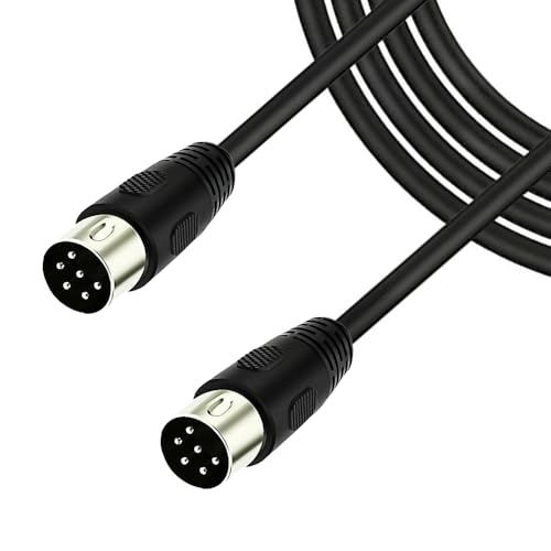 Câble Midi DIN 6 broches mâle-mâle de 3m pour micro et audio