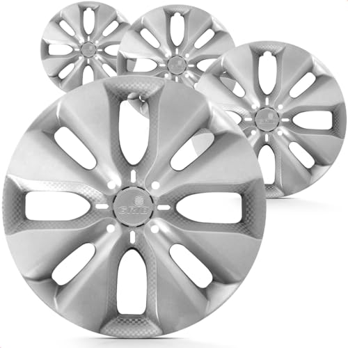 Kit 4 Calotas C3 2014 E 2015 Aro 15 Prata Aro De Pressão Grid