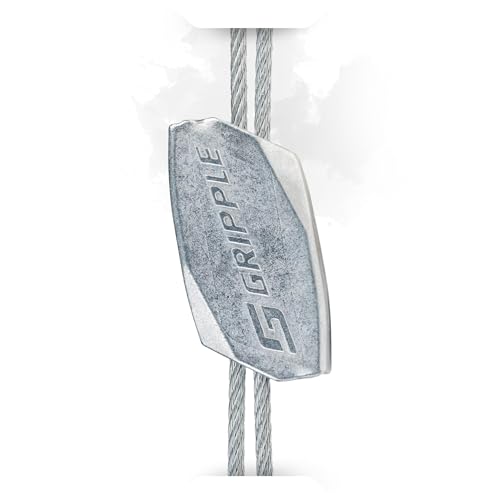 Image of Gripple - No. 1 Standard Loop Hangers | Standard Hanger Cable | Hanger with Fastener for Fast Suspension | 25 lbs Safe Working Load | Sold in Packs of 10 | 30 Ft Rope