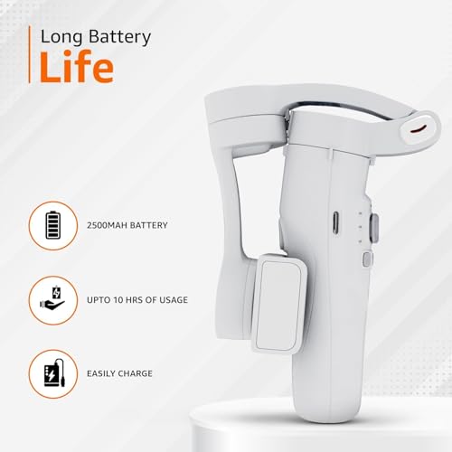 Image of WeFly M1 Gimbal Stabilizer for Smartphone, 3 Axis Foldable Pocket Handheld Gimbals, Anti-Shake Face Tracking Bluetooth Control Selfie Stick Compatible with iPh /one Android Tiktok YouTube Vlog Video
