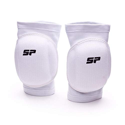 SP Fútbol Acolchada, Rodillera para Portero de fútbol, Blanca, Talla L