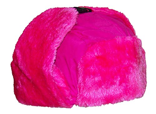 Big Kids Lightweight Neon Russian/Trooper Faux Fur Cap(One Size)4