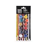 Liquitex BASICS Acrylic Paint Set, 12 x 4ml (0.14-oz) Paint Strip Set