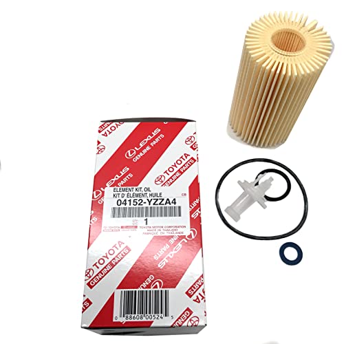 3 GENUINE 04152-YZZA4 OIL FILTERS with CRUSH WASHERS and PREMIUM WRENCH ZTECTOOL | for SELECT T/UNDRA S/EQUOIA LX/500, LAND CRIUSER