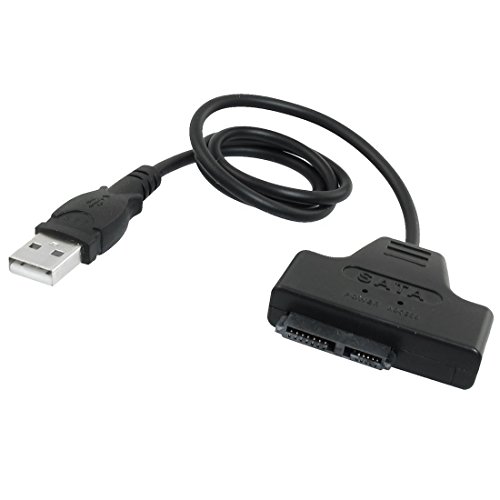 Cuziss USB 2.0 to 7+6 13 Pin Slimline Slim SATA II Laptop CD/DVD