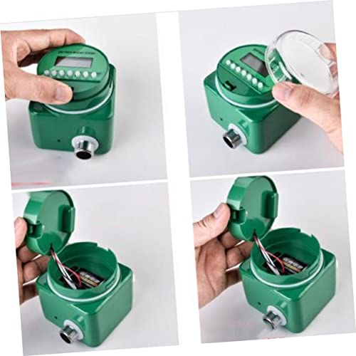 Minuterie d'arrosage 9V Mipcase avec verrouillage sécurité et 18 programmes