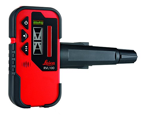Leica RVL100 Receiver LINO Laser Receiver for Use with Line Lasers, Red/Black