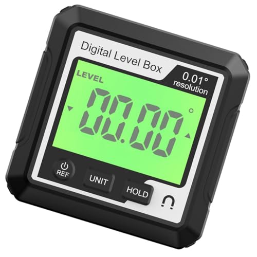 Rapporteur d'angle précis 90° avec niveau numérique Zerodeko et inclinomètre LCD portable