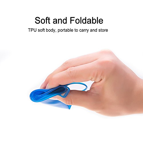 Copo macio, Andoer Copo de água macia dobrável grátis de BPA 200ml para esportes ao ar livre Maraton