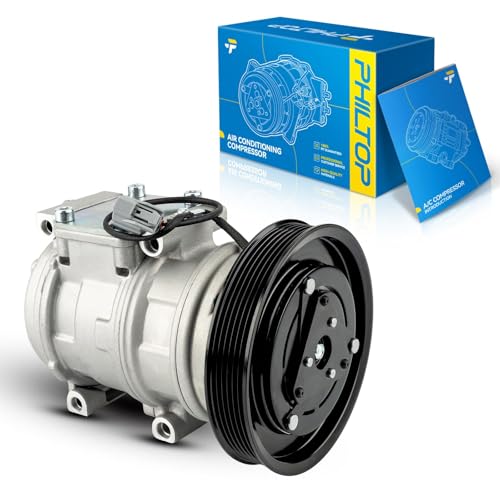 Image of PHILTOP 98361 NEW Air Conditioner AC Compressor with Clutch for Honda Accord 1998 1999 2000 2001 2002 2.3L, Acura CL 1998 1999 2.3L