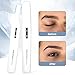 TOUCHBeauty Eyebrow Hair Trimmer for Women, Painless Precision Eyebrow Shaper, Pen-Shaped Hair Remover Razor for Face Chin Neck, Upper-Lip, Peach-Fuzz Mini Sized Battery-Operated, White, 1658A