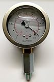 Messbereich: 0 bis -1 bar Vakuummeter Glyzerin 1/8\