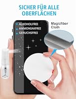 Tounee Tastatur Reinigungsset, 20 in 1 Screen Cleaner Kit Handy, Tastaturreiniger mit Bürste Keyboard Cleaner, Laptop Cleaner for Tablet, Computer, PC-Monitor, Kamera -Weiß – Ansicht 5