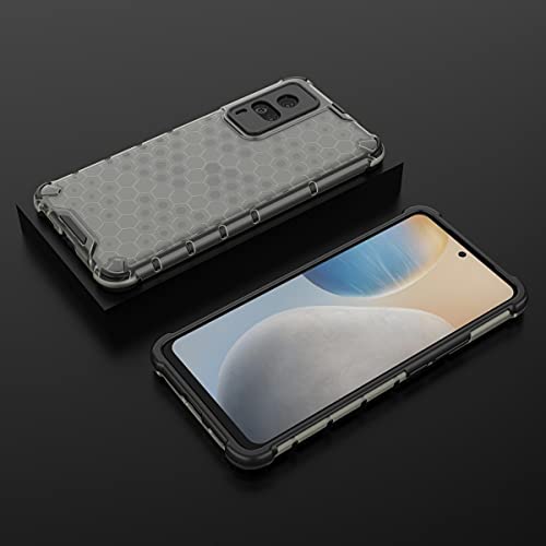 Image of Glasgow Back Case Cover Designed for Vivo X60 - Black