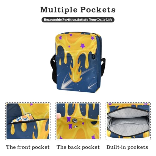 Graffiti Art Blue Yellow Fire mens messenger bag cross body bag men Shoulder Handbags Adjustable Strap for outdoor sports Outdoor Daily2