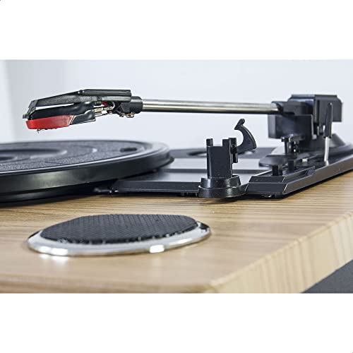MADISON – MAD-RT300SP-MKII – Platine Vinyle Vintage avec Haut-parleurs intégrés (2x8W), Bluetooth, USB, Micro-SD – Bois - Les Beatles, Paul McCartney, John Lennon, RIngo Starr, George Harrison MADISON - MAD-RT300SP-MKII - Platine Vinyle Vintage avec Haut-parleurs intégrés (2x8W), Bluetooth, USB, Micro-SD - Bois – Image 4