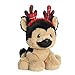 Aurora® Festive Holiday Judy German Shepherd™ Stuffed Animal - Seasonal Cheer - Heartwarming Gifts - Brown 8.5 Inches