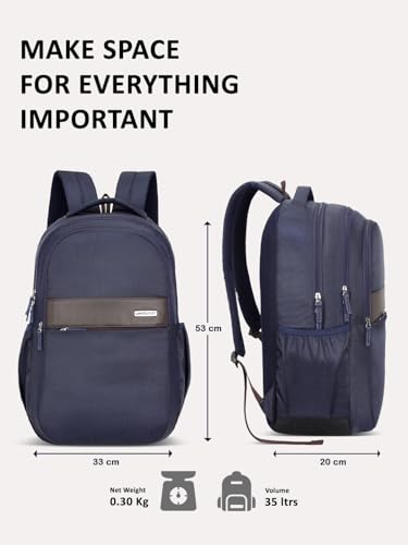 Image of Lavie Sport Nexus 35L Laptop Backpack |Fits Upto 15 inch Laptop |Laptop Compatiable | Office Backpack | Used for Men & Women