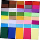 Láminas de Tela de Fieltro Rectangulares 40 Piezas de Poliéster