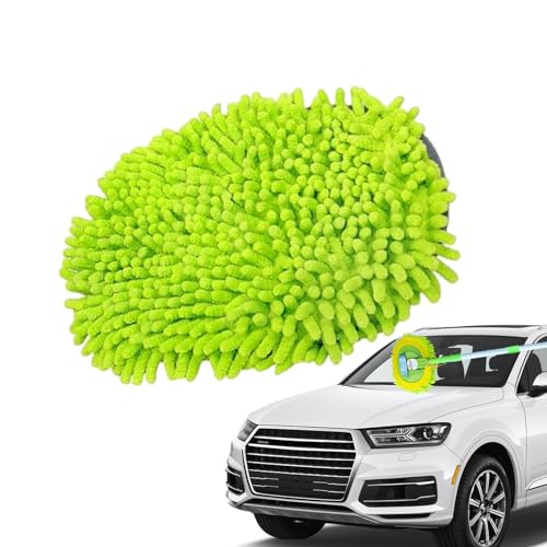 Fregona para lavado de automóviles - Cepillo telescópico de chenilla para limpieza de ventanas para carrocería | Accesorios para lavado de autos, cepillos para autos para minivans, vehículos recreativ