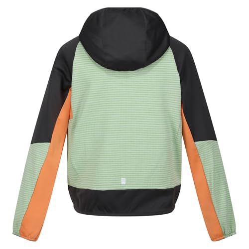 Childrens/Kids Prenton II Hooded Soft Shell Jacket (9-10 Years) (Quiet Green/Seal Grey)2