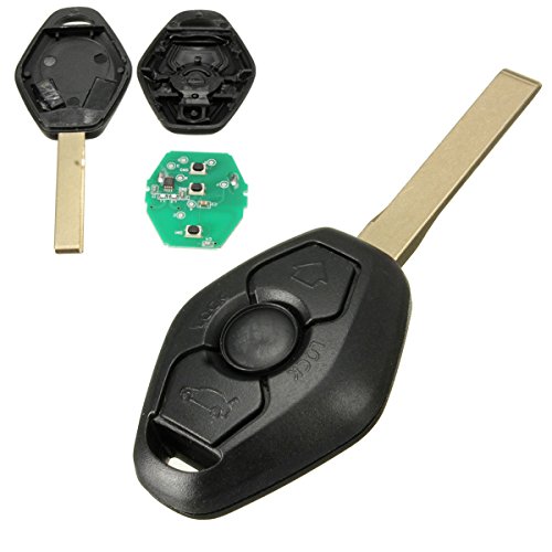 KATUR 3 Buttons Remote Key with Chip ID44 315MHz for Z4 X3 X5 E46 Series 3 5 6 7 Z3 Keyless Entry Fob Case Car Alarm