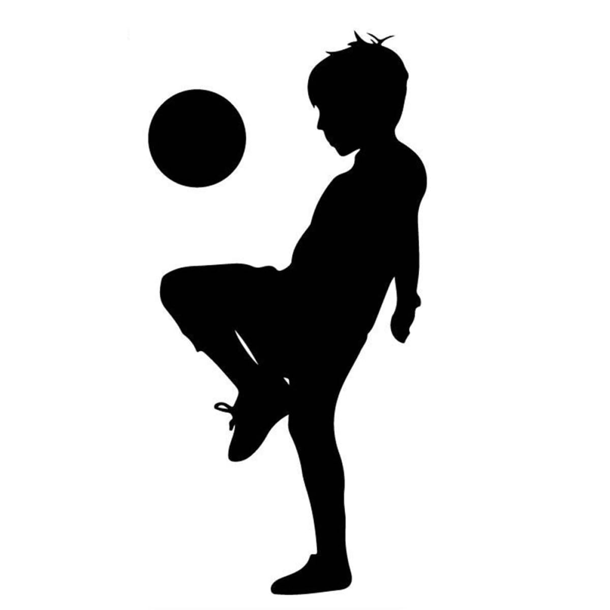 POPETPOP Adesivi Murali per Ragazzo Ragazza Tema Calcio, Decorazioni per Cameretta Giovani, Adesivo Murale da Calcio per Camera da Letto, Sticker Decorativo Sportivo