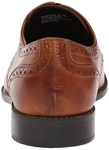 Nunn Bush Men's Norcross Cap Toe Oxford, Cognac, 11.5 Wide #TOP2