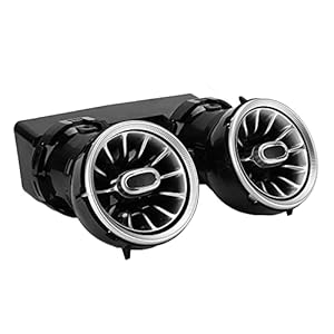 Multi Colors Turbo Air Vent, Achter LED Turbine Air Vent Omgevingslicht Kit voor C GLC‑Klasse W205 X253 2015 2016 2017…