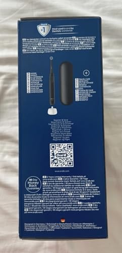 Image of Oral-B iO 2 Blue Electric Toothbrush for Adults, 3 Cleaning Modes, Gentle on Gums, Soft Brushing, Accessories, Oral B Replacement Brush, Charger, Ocean Blue