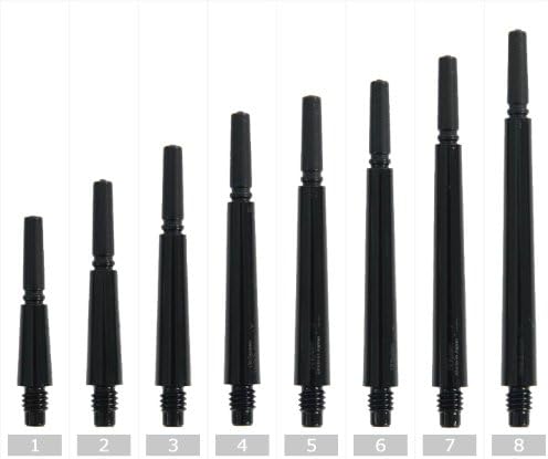 NineDartOut.us Cosmo Darts Black Fit Shaft Gear - Normal Locked Dart Shafts image 4
