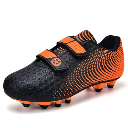 Trainingsschoenen Kinderen Voetbalschoenen Jongens Sneakers Meisjes Spikes Oranje 34 EU Lichtgewicht Ademend Antislip