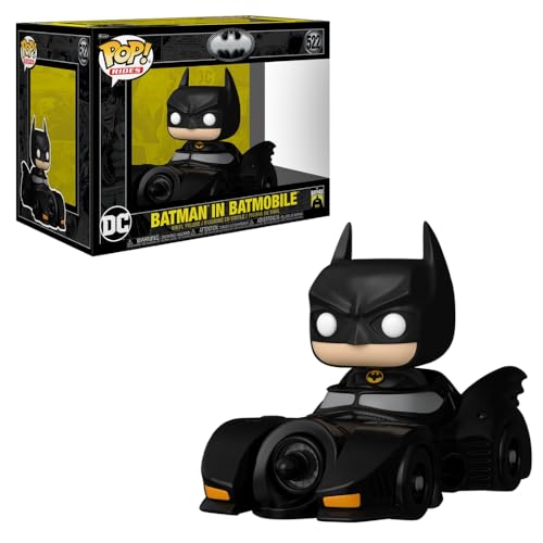 Boneco Funko POP! Rides Deluxe - DC Comics Batman 85 Anos - Batman no Batmóvel (1989)