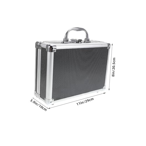 Boîte à outils aluminium Cabilock avec serrure à clé et rangement portable - 3