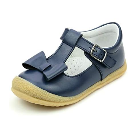 Emma Classic Bow T-Strap Mary Jane (Navy, 10) Cover